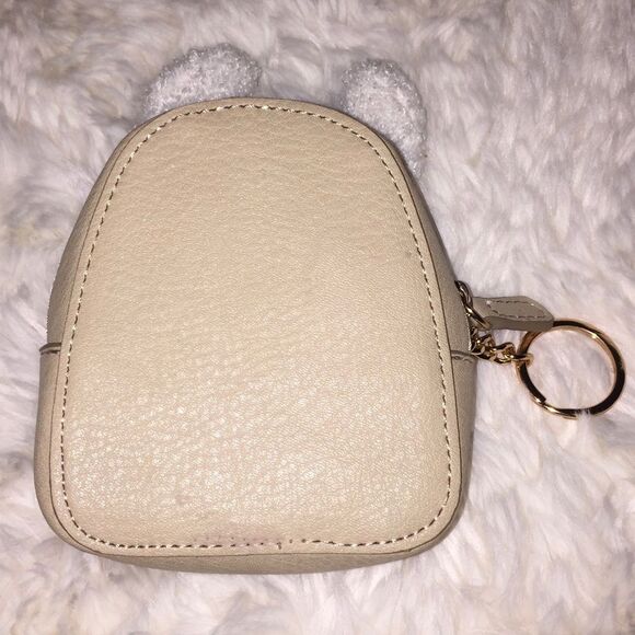 Lauren Conrad Llama Coin Purse Mini Purse Fall Leaves Autumn Back to School - Picture 2 of 6
